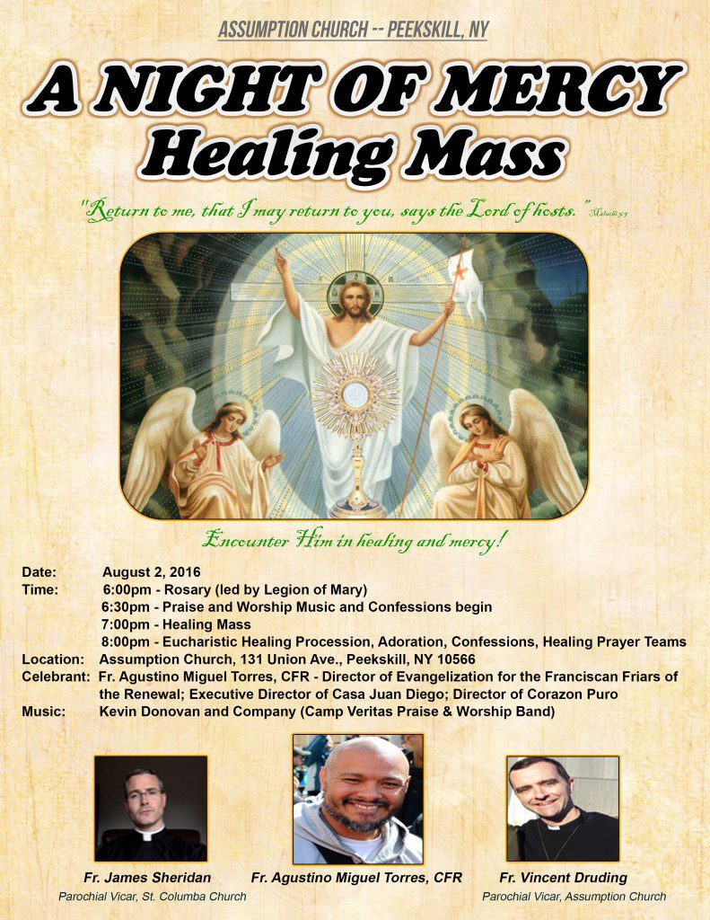 A Night of Mercy Healing Mass CatholicNYC